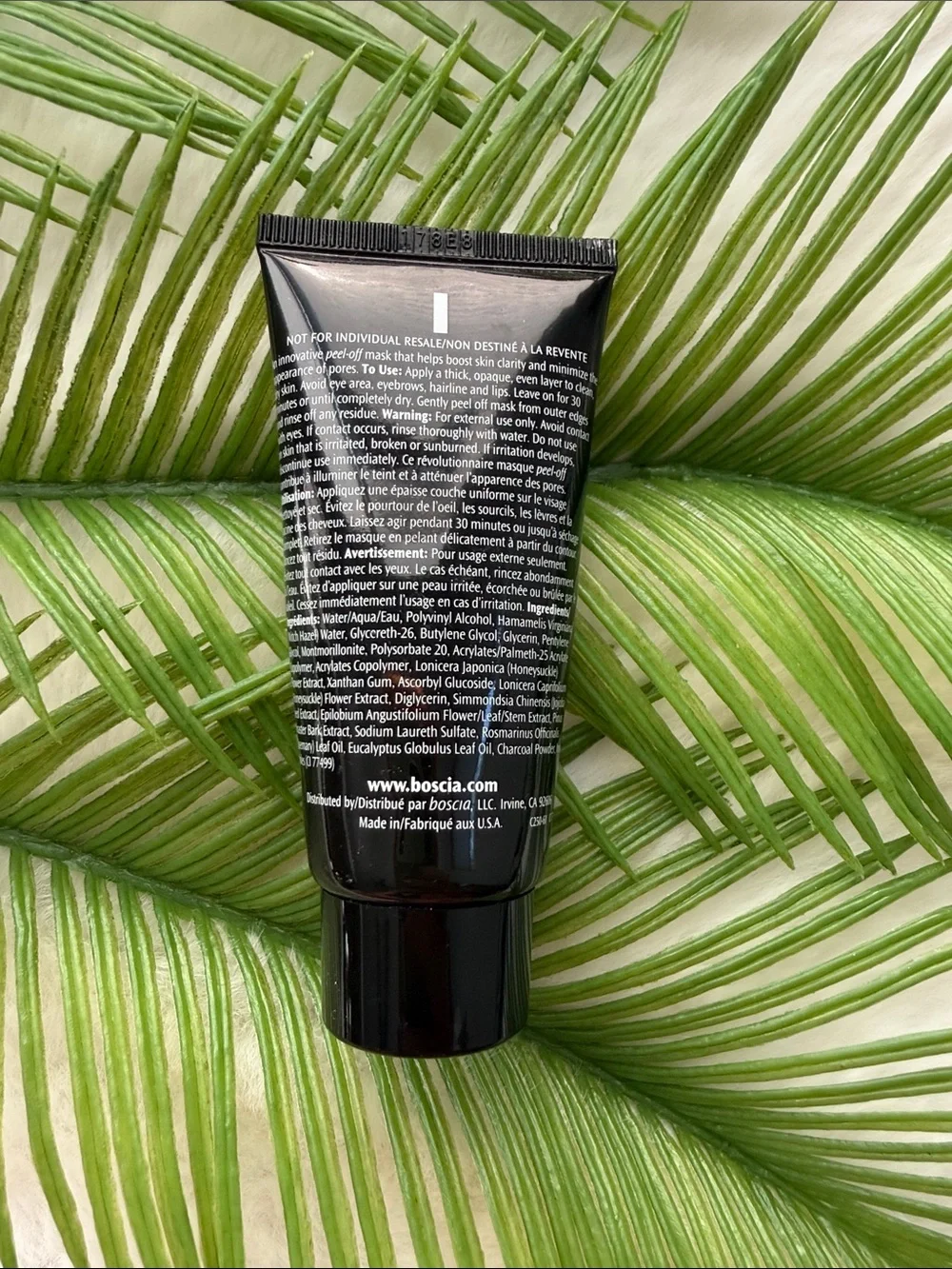 NEW Boscia Luminizing Black Peel Off Mask  Travel Size
